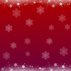 christmas background with snowflakes