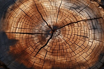 wood tree root with cut patterns