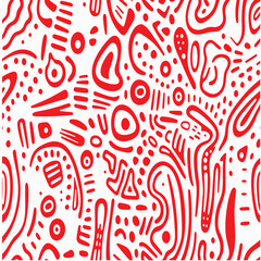 seamless pattern with hearts