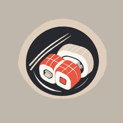 Sushi Logo EPS Format Very Cool Design