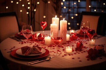 Romantic Valentine's Day celebration