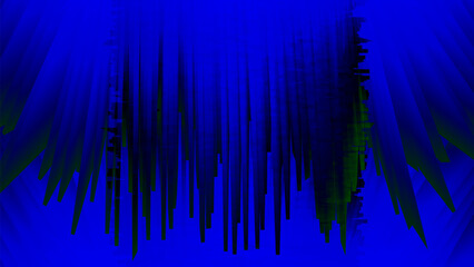 blue and green abstract background with a large tree forest design , abstract background with splashes