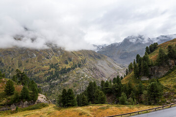 Herbst auf der  Kaunertaler Gletscher-Panoramastraße 