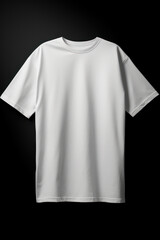 Blank Heavy Weight Cotton White Oversized T-shirt Mockup