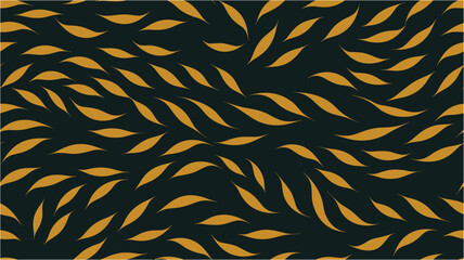 Fish bones Seamless pattern. Swimwear botanical design. Vector image. Seamless pattern with tropical leaves on a dark background. Palm tree leaf tropical seamless vector pattern.