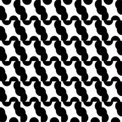 Abstract Shapes.Vector Seamless Black and White Pattern.Design element for prints, decoration, cover, textile, digital wallpaper, web background, wrapping paper, clothing, fabric, packaging, cards, ti