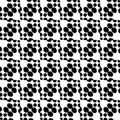 Abstract Shapes.Vector Seamless Black and White Pattern.Design element for prints, decoration, cover, textile, digital wallpaper, web background, wrapping paper, clothing, fabric, packaging, cards, ti