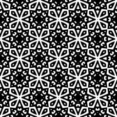 Abstract Shapes.Vector Seamless Black and White Pattern.Design element for prints, decoration, cover, textile, digital wallpaper, web background, wrapping paper, clothing, fabric, packaging, cards, ti