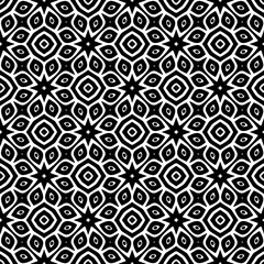 Abstract Shapes.Vector Seamless Black and White Pattern.Design element for prints, decoration, cover, textile, digital wallpaper, web background, wrapping paper, clothing, fabric, packaging, cards, ti