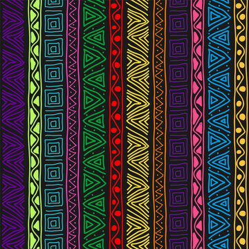 Seamless abstract ethnic pattern. template for textiles, texture, packaging, interior and creative design