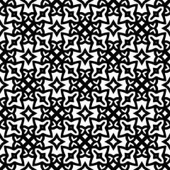 Abstract Shapes.Vector Seamless Black and White Pattern.Design element for prints, decoration, cover, textile, digital wallpaper, web background, wrapping paper, clothing, fabric, packaging, cards, ti