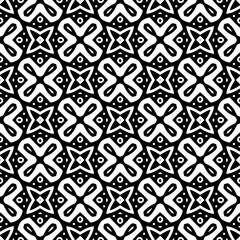 Abstract Shapes.Vector Seamless Black and White Pattern.Design element for prints, decoration, cover, textile, digital wallpaper, web background, wrapping paper, clothing, fabric, packaging, cards, ti