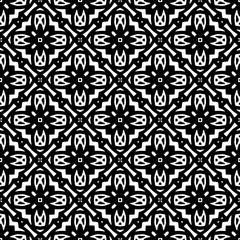 Abstract Shapes.Vector Seamless Black and White Pattern.Design element for prints, decoration, cover, textile, digital wallpaper, web background, wrapping paper, clothing, fabric, packaging, cards, ti