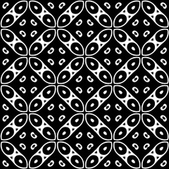 Abstract Shapes.Vector Seamless Black and White Pattern.Design element for prints, decoration, cover, textile, digital wallpaper, web background, wrapping paper, clothing, fabric, packaging, cards, ti