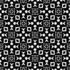 Abstract Shapes.Vector Seamless Black and White Pattern.Design element for prints,decoration,cover,textile,digital,wallpaper, web background,wrapping paper,clothing,fabric,packaging,cards, invitations