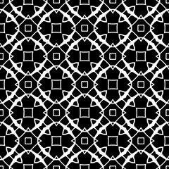 Abstract Shapes.Vector Seamless Black and White Pattern.Design element for prints,decoration,cover,textile,digital,wallpaper, web background,wrapping paper,clothing,fabric,packaging,cards, invitations