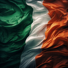 irish flag 4k - obrazy, fototapety, plakaty