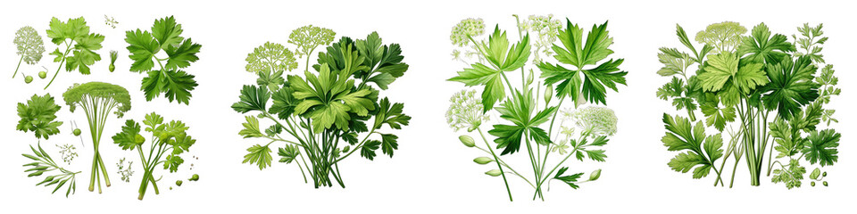 Angelica Hyperrealistic Highly Detailed Isolated On Transparent Background Png File - obrazy, fototapety, plakaty