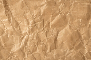 Recycle brown paper crumpled texture,Old paper surface for background.