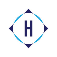 Initial Letter Logo H Template Vector Design