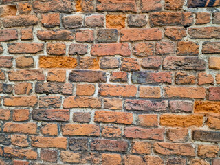 old brick wall background. texture of a brick wall