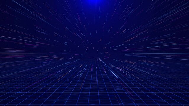 Digital Rain Cyberspace digits of binary code Particles Data Network Connections. High Speed Connection Data Technology Abstract Background. 4K matrix cyber environment big data. blockchain scripts