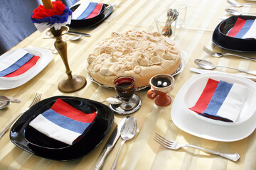Serbian Day of Glory dining table