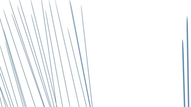 Animation consists of vertical lines or needles constantly moving. In between there is a large empty area for inserting text or other content.