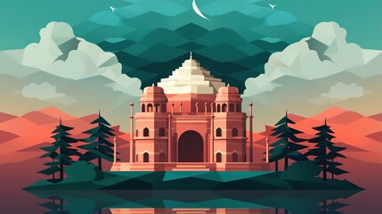 Beautiful Illustration of Creative Manipulation that Represent Indian Subcontinent Culture