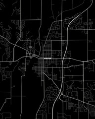 Noblesville Indiana Map, Detailed Dark Map of Noblesville Indiana