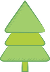 Christmas Tree Illustration
