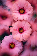 pink and white chrysanthemum