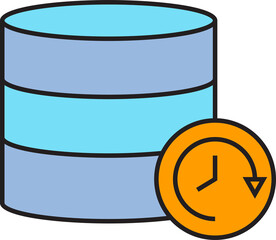 Database and Speedometer Icon
