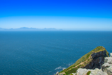 Fototapeta premium View of the famous Cape of Good Hope in South Africa