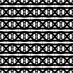 Abstract Shapes.Vector Seamless Black and White Pattern.Design element for prints, decoration, cover, textile, digital wallpaper, web background, wrapping paper, clothing, fabric, packaging, cards.