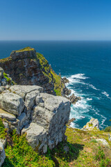 View of the famous Cape of Good Hope in South Africa