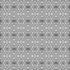 Abstract shapes from lines. Vector graphics for design. Black and white color. Simple pattern.
