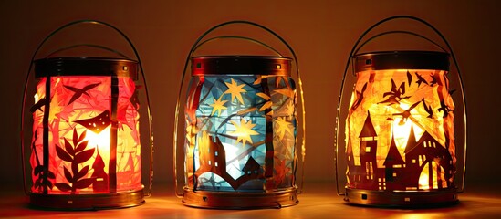 St. Martin's Day lanterns, DIY-friendly, extra room for text.