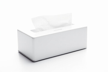 Fototapeta na wymiar a tissue box with a tissue on top of it