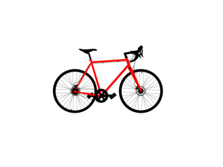 Racing f bicycle Vector. Cheerful active senior couple with bicycle in public park together having fun lifestyle. Perfect activities for elderly people.beautiful mountains bicycle Vector AI