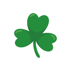 green four leaf clover Symbol of good luck at St.Patrick's festival