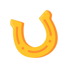 Golden Horseshoe Lucky Amulet Good Luck at St. Patrick's Festival