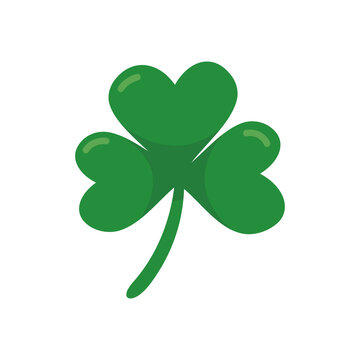 green four leaf clover Symbol of good luck at St.Patrick's festival