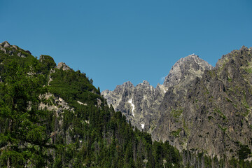 Szczyt górski Tatry Wysokie