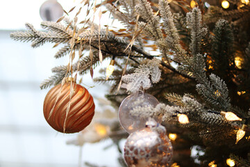 christmas decoration on a tree