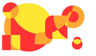 Colorful Abstract Geometric and Fluid for Poster and Banner Greeting Card