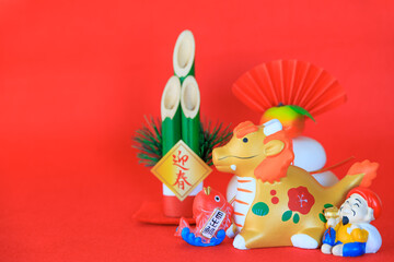 辰年のお正月イメージ