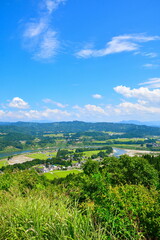 沢山ポケットパークからの眺望（新潟県）