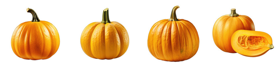 Butternut squash pumpkin Hyperrealistic Highly Detailed Isolated On Transparent Background Png File - obrazy, fototapety, plakaty
