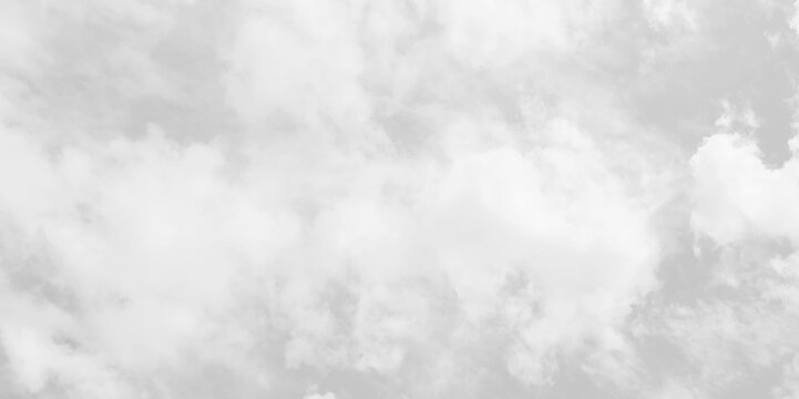 White cloud in the sky. View on a soft white fluffy cloud as background. Cloudy sky, white clouds, black background pattern. The gray cloud trendy photo. White sky image	